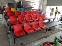 Gradas Portátiles para Gimnasio al Aire Libre, Gradas para Estadio, Asiento Portátil para Gradas