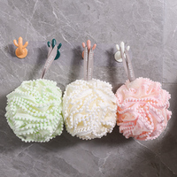 Douche Luffa Éponge de Bain Grand Pouf en Maille de Bain 60g Boule de Douche