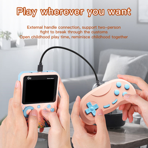 Console de jeu portable rétro avec 666 mini-jeux classiques, cadeau de <span class=keywords><strong>No</strong></span>ël et d'anniversaire portable pour enfants, hommes et femmes, 3 pouces - Product Image 2