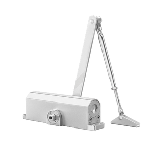 VIANS Meccanismo di <span class=keywords><strong>Chiusura</strong></span> Automatica per Porte in Lega di Alluminio Moderno, 80kg, Ammortizzazione Fluida, Autobloccante, <span class=keywords><strong>Chiusura</strong></span> Lenta, Apertura a 180°, Facile Installazione - Product Image 1