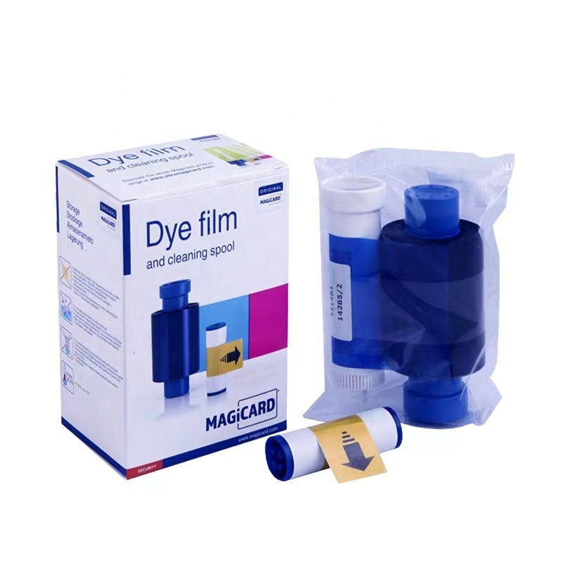 Совместимая Лента MAGiCARD MA300 YMCKO цветная лента краска пленка и Чистящая катушка