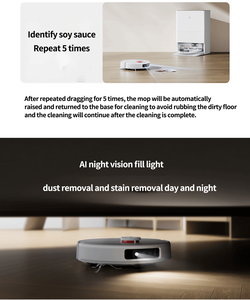 สำหรับหุ่นยนต์ดูดฝุ่น <span class=keywords><strong>Xiaomi</strong></span> Mijia M30 <span class=keywords><strong>Pro</strong></span> แบบไม่ต้องล้าง พร้อมระบบทำความสะอาดอัจฉริยะสำหรับใช้ในบ้าน พร้อมระบบขัดแบบหมุนความเร็วสูง 7000PA สำหรับโรงแรม - Product Image 5