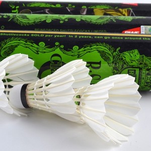 <span class=keywords><strong>RSL</strong></span> CLASSIC Bádminton Green Barrel, Volantes de Pluma de Ganso de Grado Competitivo, Base de Corcho Totalmente Natural, Paquete de 12 para Tenis - Product Image 3