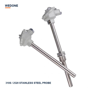 เซ็นเซอร์วัดอุณหภูมิแบบเทอร์โมคัปเปิลชนิด K ยี่ห้อ Wedone แบบยึดติดด้วยหน้าแปลน ความยาวแบบกำหนดเอง ความแม่นยำระดับ 1 สำหรับการวัดอุณหภูมิสูง - Product Image 3