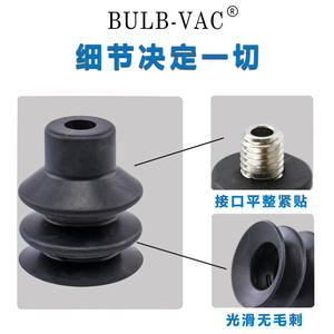 ถ้วยดูดสุญญากาศหลายชั้น SPC 5/7/10/12/15/18/20/25/30/40/60/90N WS ชิ้นส่วนนิวเมติก - Product Image 4