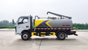 Camión de Succión de Aguas Residuales Diésel Euro 6 de 5000L de Alta Calidad, Producido en China, con Constantes Elogios de los Usuarios en Gambia y Zambia - Product Image 3