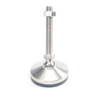 Support de pied en acier inoxydable robuste avec vis de réglage horizontal pour film à bulles