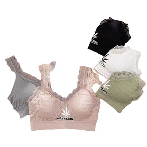 สปอร์ตบราลูกไม้ด้านหลังสวยสำหรับผู้หญิงบราแต่งลูกไม้สไตล์ใหม่ชุดชั้นในกีฬาสำหรับเด็กผู้หญิงบราเล่นโยคะ - Product Image 1