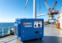 Générateur diesel silencieux 5 kVA, 5 kW, démarrage électrique portable, refroidissement par air, groupe électrogène pour usage domestique, réservoir de 15 L, roues, 230 V, 1800 tr/min, 50/60 Hz