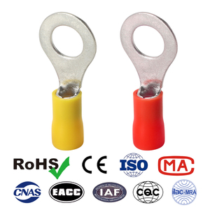 Terminal de Anillo de Cobre y Latón Aislado <span class=keywords><strong>para</strong></span> Cable Eléctrico, Conector de Crimpado de Cable, <span class=keywords><strong>Prensa</strong></span> Fría <span class=keywords><strong>para</strong></span> Batería, Uso Automotriz - Product Image 5