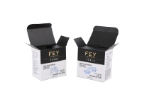 Boîtes en papier noir mat avec impression personnaliséeses tasse en verre tasse boîte en carton ondulé boîtes d'emballage avec fenêtre