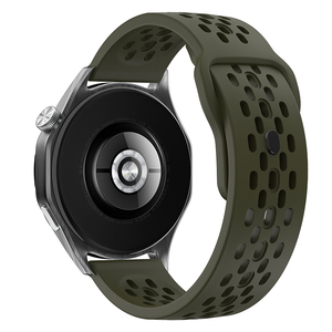 <span class=keywords><strong>Bracelet</strong></span> de montre intelligente de luxe respirant avec trous de 18 mm, 20 mm, 22 mm, <span class=keywords><strong>bracelet</strong></span> de remplacement en caoutchouc plat pour <span class=keywords><strong>Samsung</strong></span> NEW <span class=keywords><strong>Smartwatch</strong></span> - Product Image 2