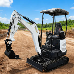 VENTE DIRECTE D'USINE  Certifié EPA  CE Mini-excavatrice de 1,8 tonne avec moteur Kubota Livraison gratuite Excavatrice à chenilles hydraulique pour la ferme - Product Image 1