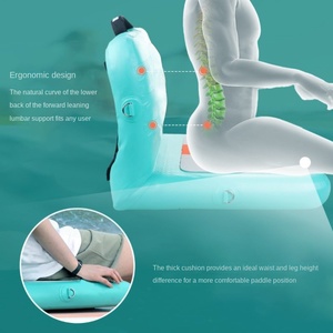 Coussin de dossier gonflable portable personnalisé pour canoë Kayak planche de surf apaisant pliable installations d'amusement aquatique en stock - Product Image 2