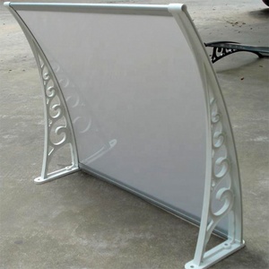 <span class=keywords><strong>Diy</strong></span> Maat 80Cm * 100Cm 2.5Mm Massief Platte Plaat Kunststof Beugel Aluminium Profielen Polycarbonaat Luifel Voor Buitendeur Raam - Product Image 5