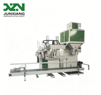 Machine de remplissage et de scellage automatique pour sacs de 20-50 kg (grains, aliments, produits chimiques, granulés) avec contrôle PLC et écran tactile, en carbone