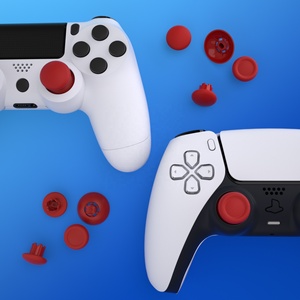 EXtremeRate Custom Replacement Edge <b>Sticks</b> Interchangeable Thumbsticks Joystick for PS5 PS4 Controller - Product Image 6