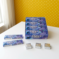 Permen Gummy Rasa Blueberry Bentuk Kartun Terbungkus Foil Individual Kemasan Kotak 17.5g Grosir