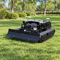 Tondeuse à gazon télécommandée tout-terrain à chenilles DUOHUI DH-90X, moteur 4 temps standard, 1500W, fonctionnement sans fil, GPS, coupe de l'herbe
