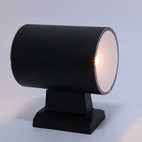 Nouvelle Applique Murale LED Solaire en Aluminium, Orientable Haut/Bas, Grise, 50 Lumens, Blanc Chaud, Décorative, Étanche IP54, Garantie 2 Ans