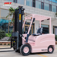Chariot élévateur électrique 2,5 tonnes à livraison rapide, hauteur de levage 3-6m, batterie lithium haute qualité, avec accessoires