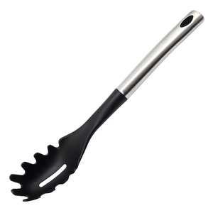 Hot Sell Stainless Handle Nylon Cooking Kitchen <strong>Spaghetti</strong> <strong>Spoon</strong> - Product Image 3