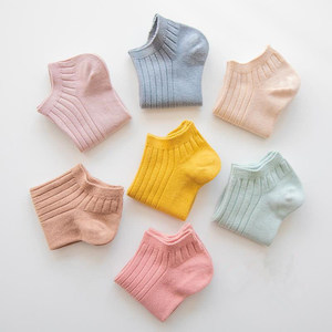 Women's Cotton Ankle Socks Solid Color Breathable Sweat Absorbing Korean Style Streetwear Casual Socks - Product Image 4