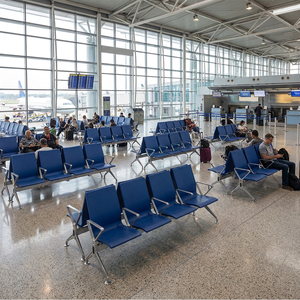 Chaise de salle d'attente pour terminal aéroportuaire, banc métallique antirouille pour hôpital, clinique, gare routière, hall d'accueil - Product Image 2