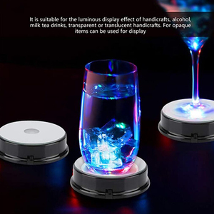 Base <span class=keywords><strong>per</strong></span> Display a LED in argento-espositore <span class=keywords><strong>per</strong></span> merce con statua d'arte in cristallo-espositore <span class=keywords><strong>per</strong></span> luce che cambia colore multicolore alimentato - Product Image 6