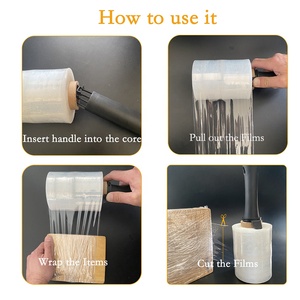 80 Máy đo 5 inch 1000 ft công nghiệp sức mạnh nhiệm vụ nặng nề bọc nhựa Mini thu nhỏ bọc cuộn với xử lý - Product Image 4