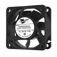 Ventilateur axial EC 6025 60x60x25mm 110 220VAC silencieux, ignifuge, pour refroidissement de serveur