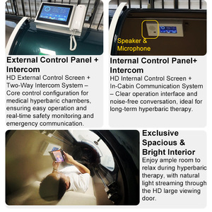Câmara Hiperbárica de Casco Rígido Confortável para Deitar 1.5ATA 2.0 Câmara de Oxigênio HBOT para Cuidados com Pessoas e Animais de Estimação em Casa - Product Image 3