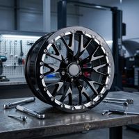 Jantes Beadlock forgées C7 C8 18x12 pouces 5x120 en alliage d'aluminium, nouvelles jantes de course pour voitures particulières