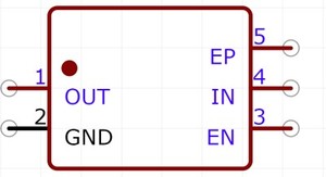Линейный регулятор (LDO) BROADCHIP BCT2036ELS28-TR, диапазон рабочих температур -40°C +85°C, зеленый - Product Image 4