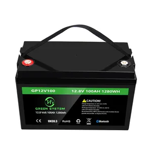 Grünes System Lithium batterie Deep Cycle Sealed Blei Säure 6V 12V 48V 200AH 250AH Solar batterie