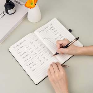 A5 <b>Lined</b> Leather Journal <b>Notebook</b> Personalized Custom Fashion High-Quality Promotional Journal <b>Notebook</b> - Product Image 4