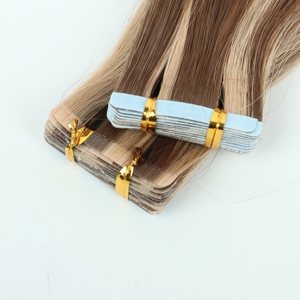 Good Quality Cuticle Aligned <strong>Blonde</strong> <strong>Tape</strong> Hair European Human Hair Virgin Remy Highlights Color <strong>Tape</strong> <strong>in</strong> Hair <strong>Extensions</strong>