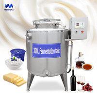 Cuve de Fermentation en Inox de 250 Litres pour la Production de Bière avec Agitateur