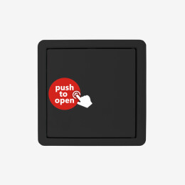 Porta di inserimento QUATTRO PUSH SLIM S (Nero) - Product Image 1
