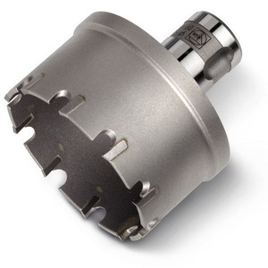 Sierra perforadora Fein Hm de 38 mm con punta de carburo para tubos con mandril integrado y piloto integrado - Product Image 1
