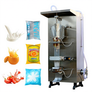 Machine de remplissage automatique de sachets d'eau liquide fabriquée en Chine, en acier inoxydable 304, avec scellage sans bordure et contrôle par écran tactile - Product Image 1