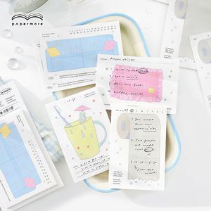 Papermore แผ่นบันทึกติดหนึบสำหรับผู้หญิง<span class=keywords><strong>5</strong></span>ชุดกระดาษโน้ตสำหรับผู้หญิงลายข้อความของนักเรียน - Product Image 3