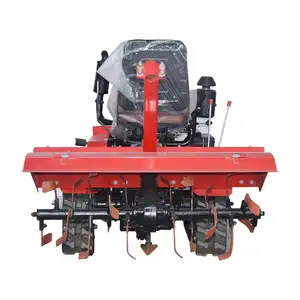 Agriculture Equipment And Tools Weeder Ploughing Machine Rubber Track Tractor Rotary Tiller Cultivateur Multifunction Cultivator