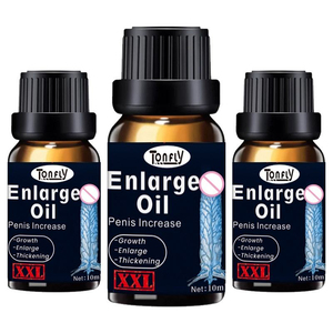 Aceite de Masaje Corporal para Hombres con Fórmula Natural, Promueve un Agrandamiento Saludable, 10 ml, Crema de Masaje para Pene de Larga Duración para Hombres - Product Image 1