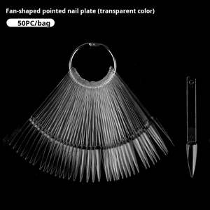 Nuancier de vernis à ongles, échantillons de couleur pour faux ongles semi-couvrants, échantillons de couleur pour application sur doigts, style de design - Product Image 6