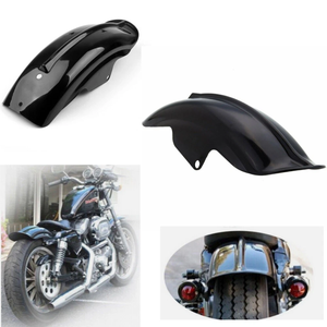 บังโคลนหลังรถจักรยานยนต์พลาสติกสีดำอะไหล่สำหรับ Harley 883 XL1200 - Product Image 6