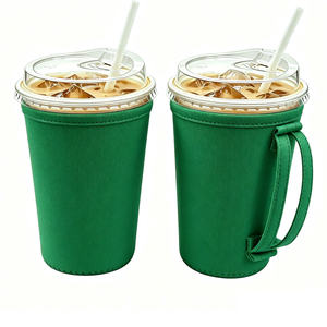 Funda y Portavasos de Neopreno Aislante Ligero Personalizado de Fábrica con Logotipo Personalizado para Latas de Café Frías - Product Image 2