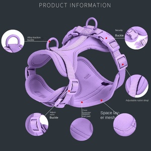 Beste Haustierzubehör Großhandel Hundehalsbänder Leinen Geschirre & Tracker-Umweltfreundliches PVC Modischer Stil - Product Image 4