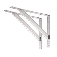 Étagère pliante murale en acier inoxydable Shengxiang, support de table, banc, support de cuisine pour armoire et plaque en bois