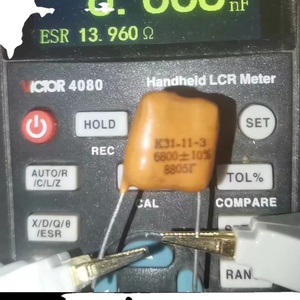 6800pF 500V 10% EX-ussr ตัวเก็บประจุแบบ K31-11เงินไมกา - Product Image 2